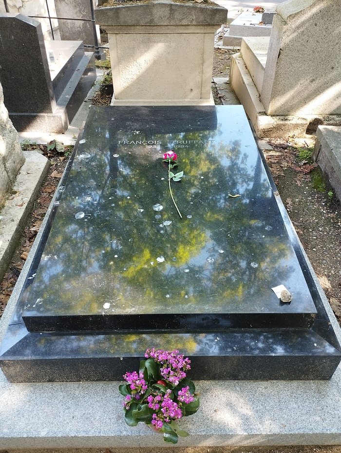 La tomba di François Truffaut al cimitero di Montmartre